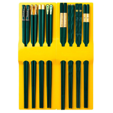 Палички для їжі KangJu набір 8 пар Зелені Пластик