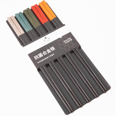 Палички для їжі набір Кольорові рибки 5 пар