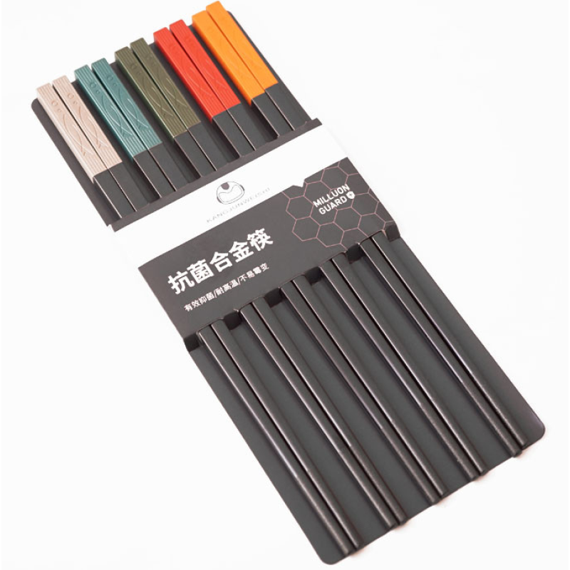 Палички для їжі набір Кольорові рибки 5 пар