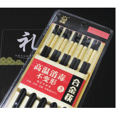 Палички для їжі 5 пар 24см. Золотий Дракон