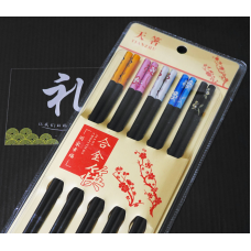 Палички для їжі 5 пар 24см. Мова квітів