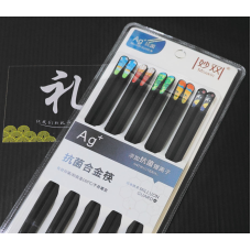 Палички для їжі 5 пар 24см. Чорні палички нігті