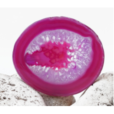 Зріз агату 8 – 10см. Рожевий