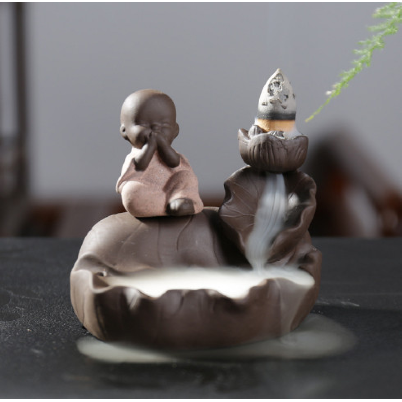 Підставка Рідкий дим кераміка Лист лотоса Нічого не скажу Підставка Рідкий дим кераміка Лист лотоса Нічого не скажу