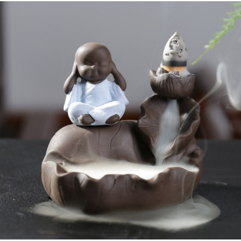 Підставка Рідкий дим кераміка Лист лотоса Нічого не чую Підставка Рідкий дим кераміка Лист лотоса Нічого не чую