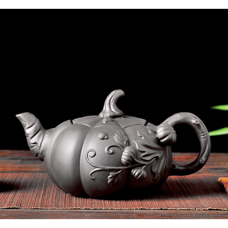 Чайник Гарбуз чорний 800мл.