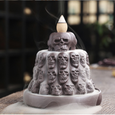 Підставка Рідкий дим кераміка Коло з черепів