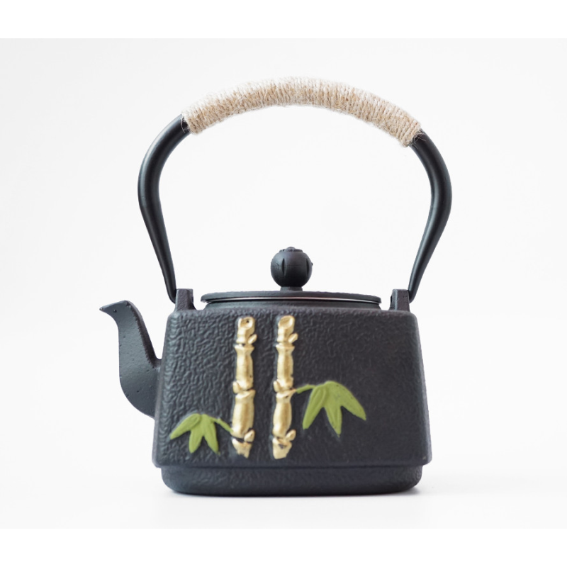 Чайник чавунний Тецубін із ситом Подвійний бамбук 900мл.