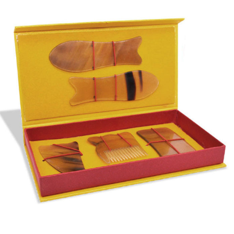 Подарунковий набір Гуа Ша 5 штук зі Світлого рогу