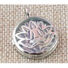 Кулон що відкривається, Йога в лотосі, вставка Флюорит