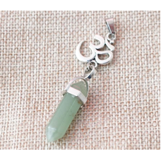 Кулон ОМ вставка Зелений авантюрин