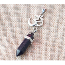 Кулон ОМ вставка Синій авантюрин