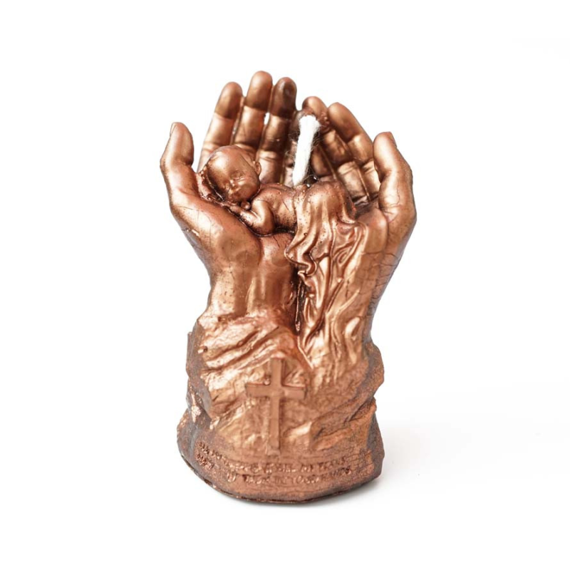 Свічка Руки Бога мала мідь Свічка Руки Бога мала мідь