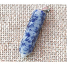 Кулон кам“яний шестикутний Содаліт