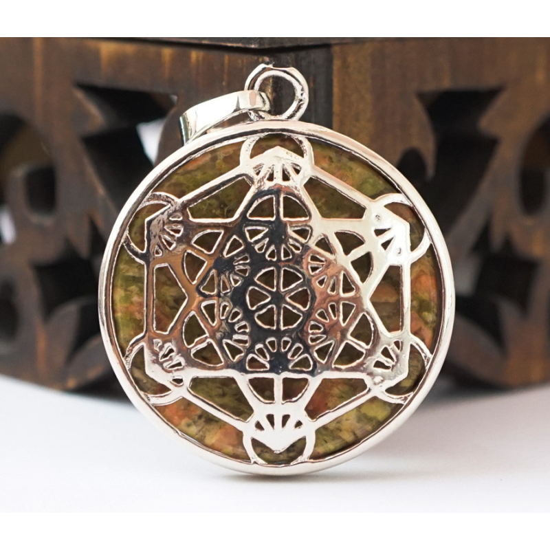 Кулон Метатрон вставка Унакіт