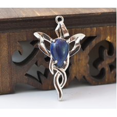 Кулон Кадуцей вставка Лазуріт