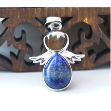 Кулон Янголятко вставка Лазурит