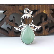 Кулон “Янголятко“ вставка Зелений авантюрин