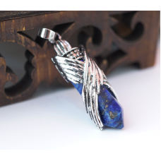 Кулон У крилах ангела вставка Лазуріт