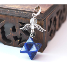 Кулон Кадуцей з меркабою Лазуріт