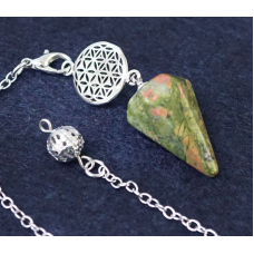 Маятник кам“яний Квітка життя Унакіт