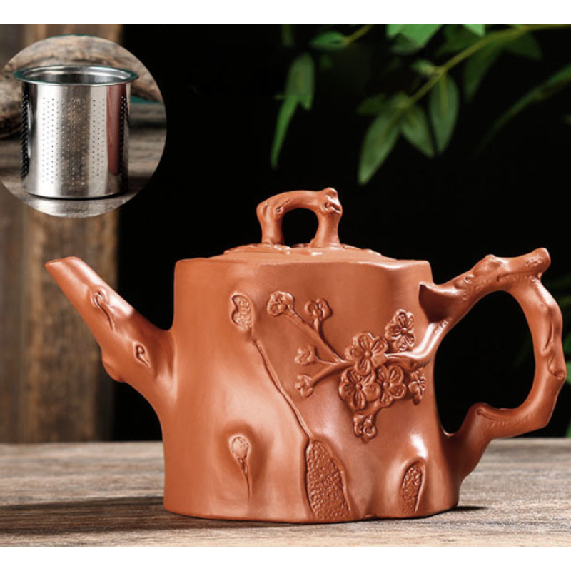 Чайник Сливове дерево червоній 450 мл.