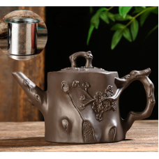 Чайник Сливове дерево чорний 450мл.