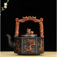 Чайник Шестикутний дракон чорний 2800мл.