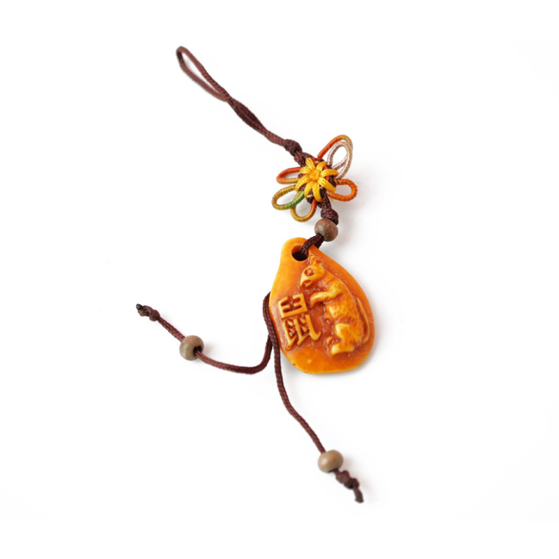 Брелок Фен Шуй Крапля Пацюк пластик