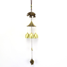 Підвіска 3 литі дзвіночки Слон плоский