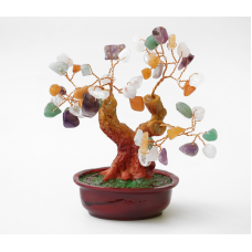 Дерево Щастя з камінням Мікс