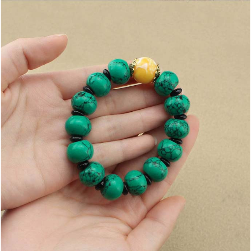 Браслет Малахіт полімерний Браслет Малахіт полімерний