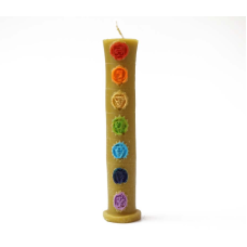 Свічка 7 чакр жовта