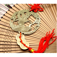 Підвіска з пензликом Фенікс + 3 монети