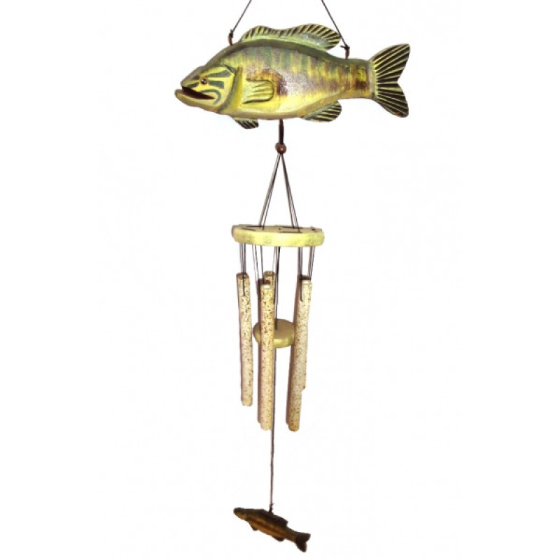 Співаючі вітри 5 трубочок Риба зелена №1