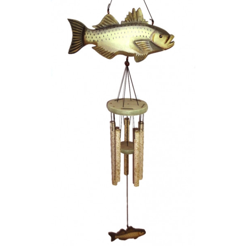 Співаючі вітри 5 трубочок Риба зелена №4 Співаючі вітри 5 трубочок Риба зелена №4