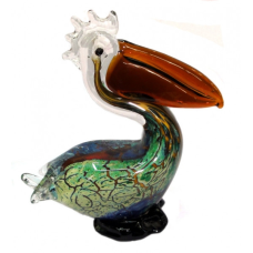 Пелікан кольорове лите скло №1