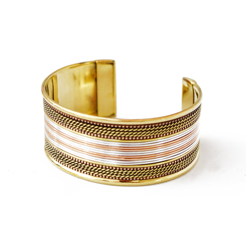 Браслет Скоба 3 метали NК8278