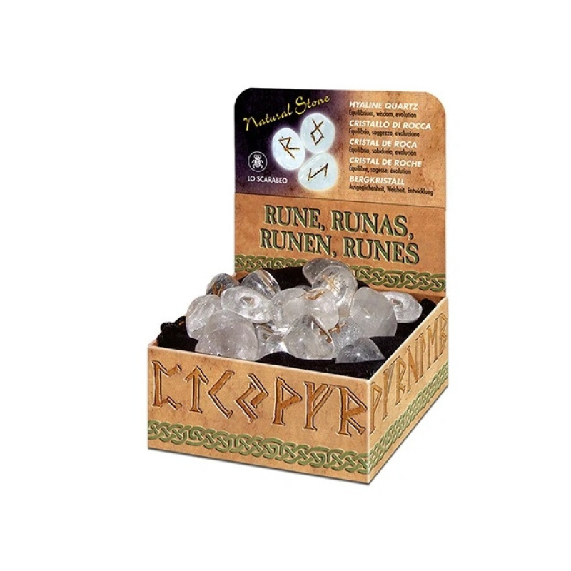 Руни з гірського кришталю Scarabeo