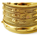 Браслет індійський рознімний жовтий метал