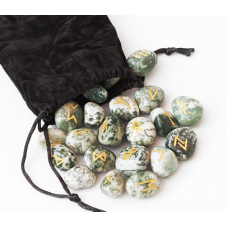 Набір РУН для ворожіння з Деревного Агата