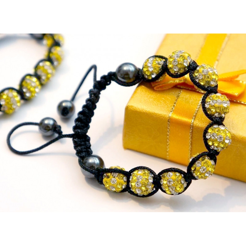 Браслет Шамбала Лімонад V596 Браслет Шамбала Лімонад V596