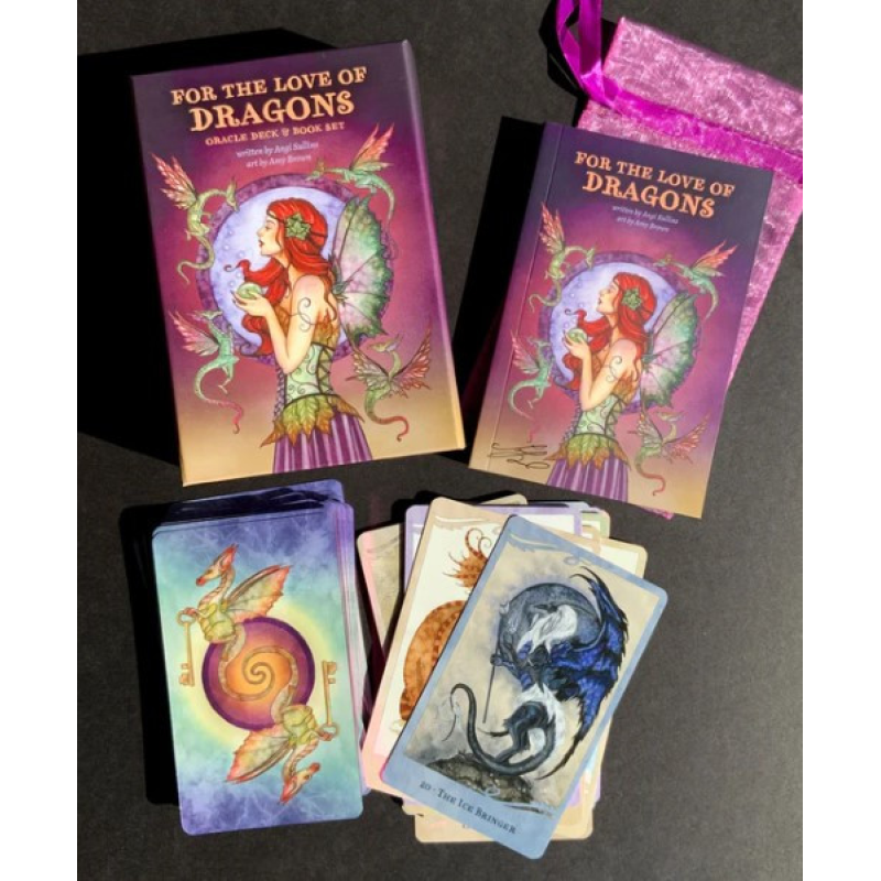 For the Love of Dragons: Oracle Deck & Book Set - В ім“я любові до драконів Оракул