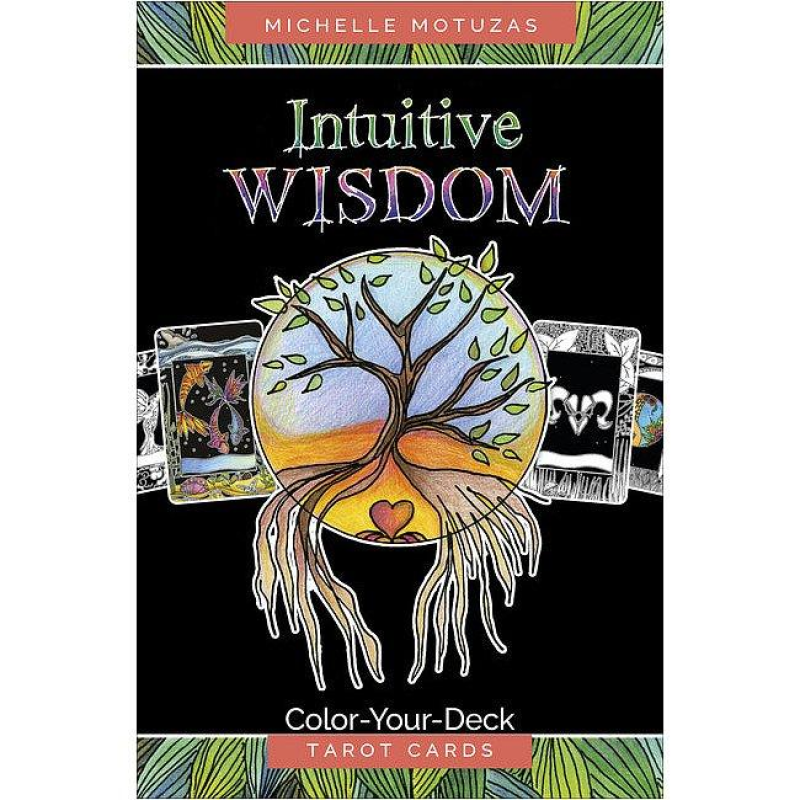 Інтуїтивна мудрість: Розфарбуйте карти Таро - Intuitive Wisdom: Color-Your-Deck Tarot Cards. Schiffer Інтуїтивна мудрість: Розфарбуйте карти Таро - Intuitive Wisdom: Color-Your-Deck Tarot Cards. Schiffer