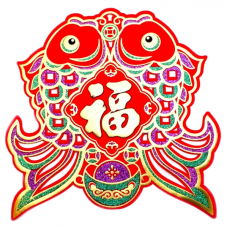 Панно на вікно Дві рибки комплект 2 штуки