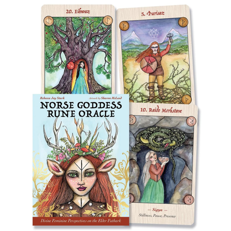 Norse Goddess Rune Oracle: Divine Feminine Perspectives on the Elder Futhark  - Рунний оракул скандинавської