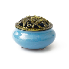 Курильниця для пахощів Тріснувший лід Блакитна