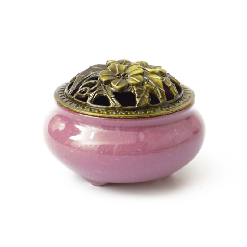 Курильниця для пахощів Тріснувший лід Фіолетова Курильниця для пахощів Тріснувший лід Фіолетова