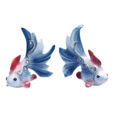 Золоті рибки парочка окремо фаянс Сині