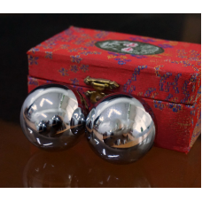 Масажні кулі Баодінг пара d = 3,8см. Нікель